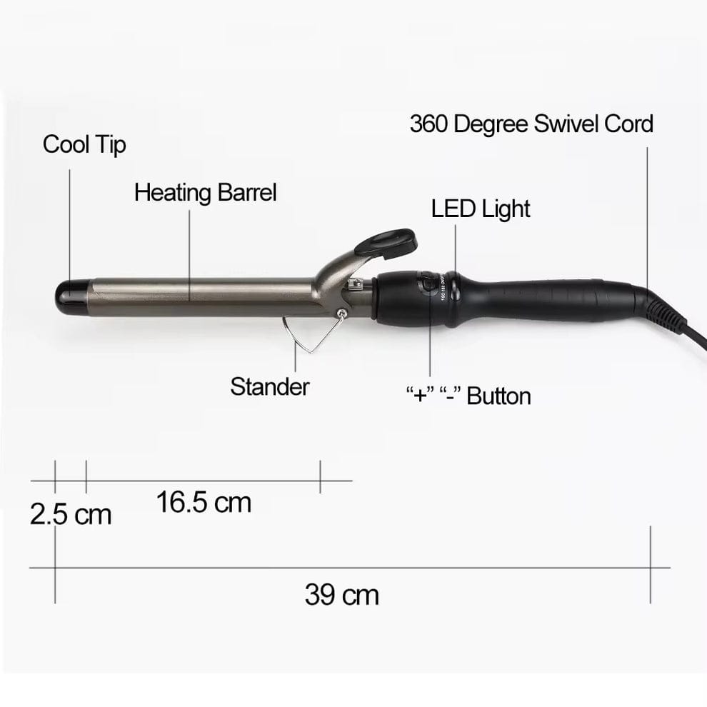 Remington S-176 Hair Curler | Ceramic Curling Iron for Smooth, Long-Lasting Curls