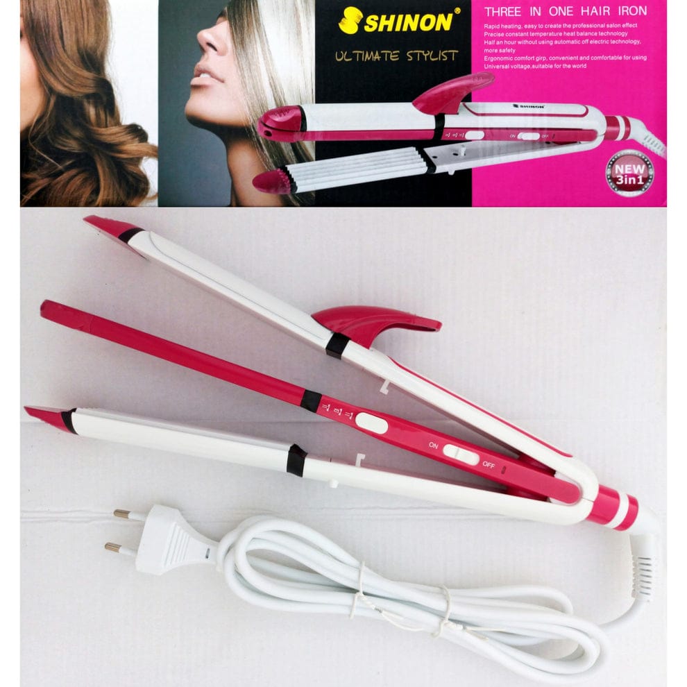 SHINON 3 IN 1 HAIR STRAIGHTENER