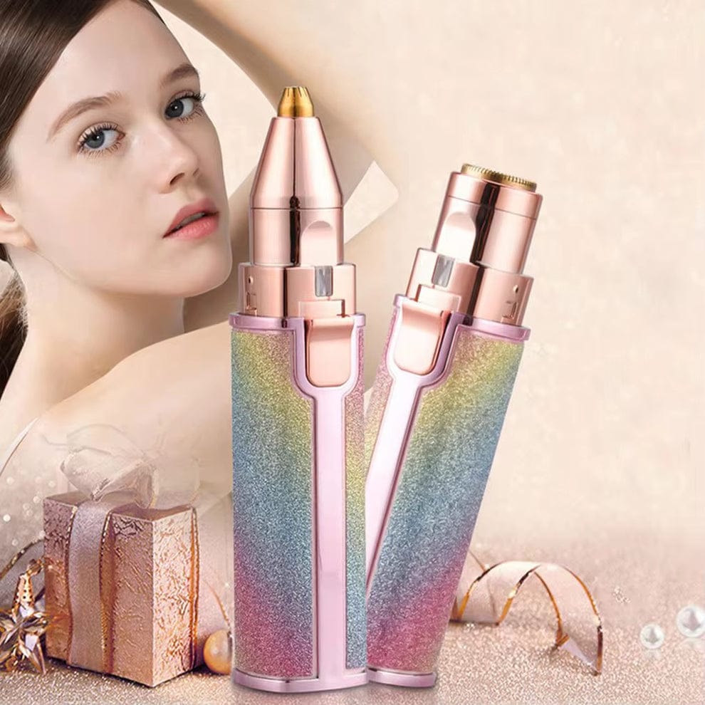 Flawless 2-in-1 Hair Remover – Rechargeable Facial Shaver & Eyebrow Trimmer