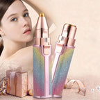 Flawless 2-in-1 Hair Remover – Rechargeable Facial Shaver & Eyebrow Trimmer