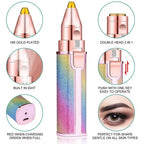 Flawless 2-in-1 Hair Remover – Rechargeable Facial Shaver & Eyebrow Trimmer